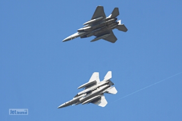 F-15D im Überflug Kleine Brogel 2014
