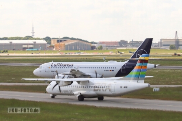 Flugbetrieb in Hamburg, ATR 72 und A319 Hamburg 2025