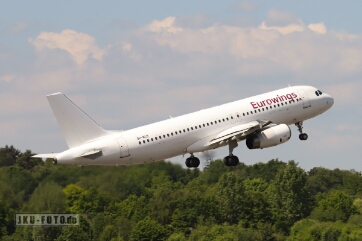 9H-MLB, Airbus A320-232, Avion Express Malta für Eurowings Hamburg 2025