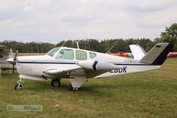 D-EBDK, Beech H35 Bonanza Stearman and Friends 2023, EDOI Bienenfarm