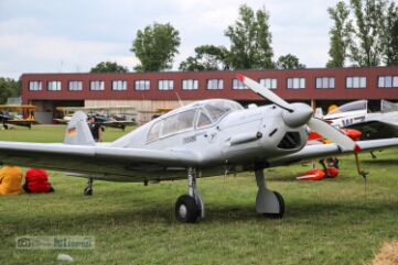 D-EBEI, Messerschmitt Bf-108 Stearman and Friends 2023, EDOI Bienenfarm